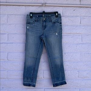 Simply Vera Mid Rise Denim Capris